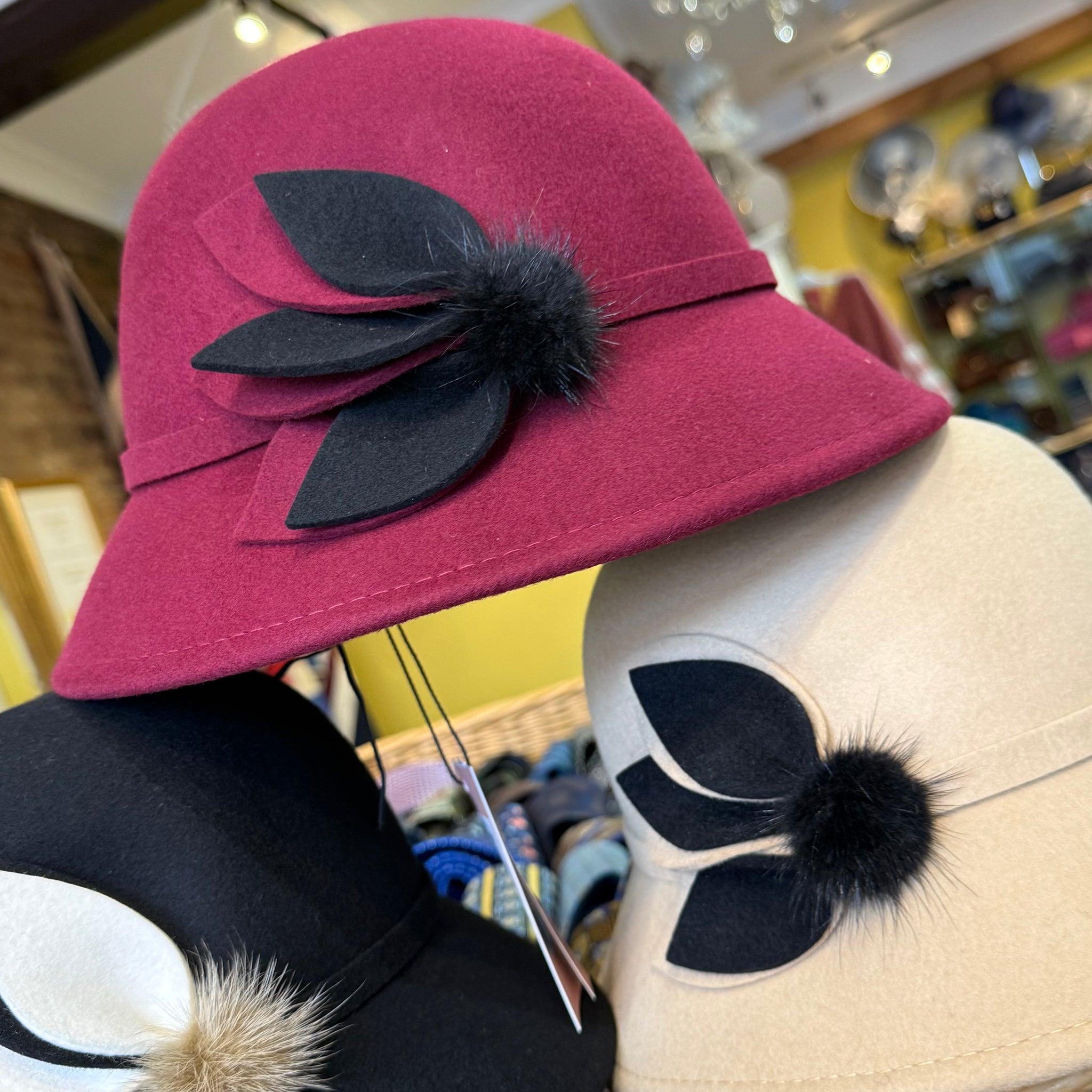 Patricia Wool Felt Cloche Hat