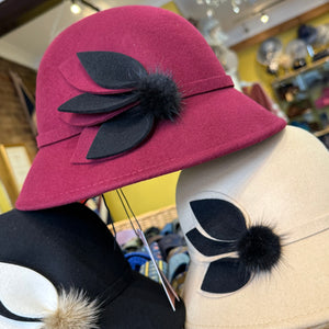 Patricia Wool Felt Cloche Hat