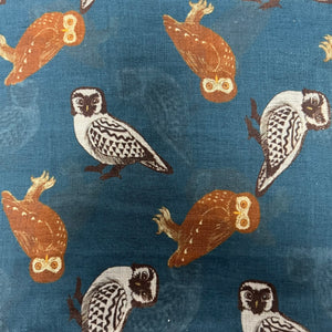 Scarf With Owl Designs