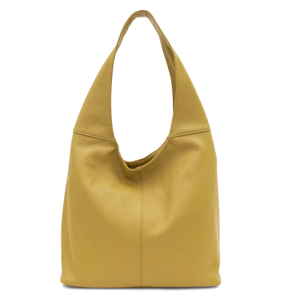 Leather Shoulder Hobo Bag