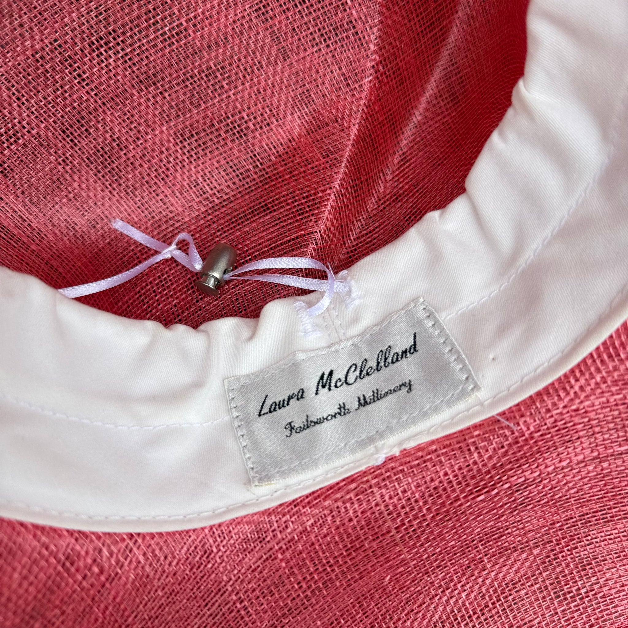Laura McClelland Coral Occasion Hat