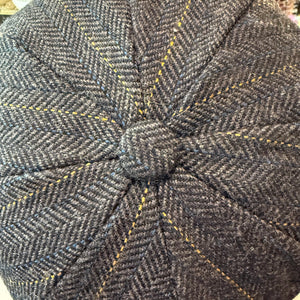 Henry Wool Herringbone Baker Boy Cap