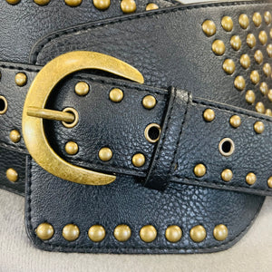 Leatherette Studded Belt