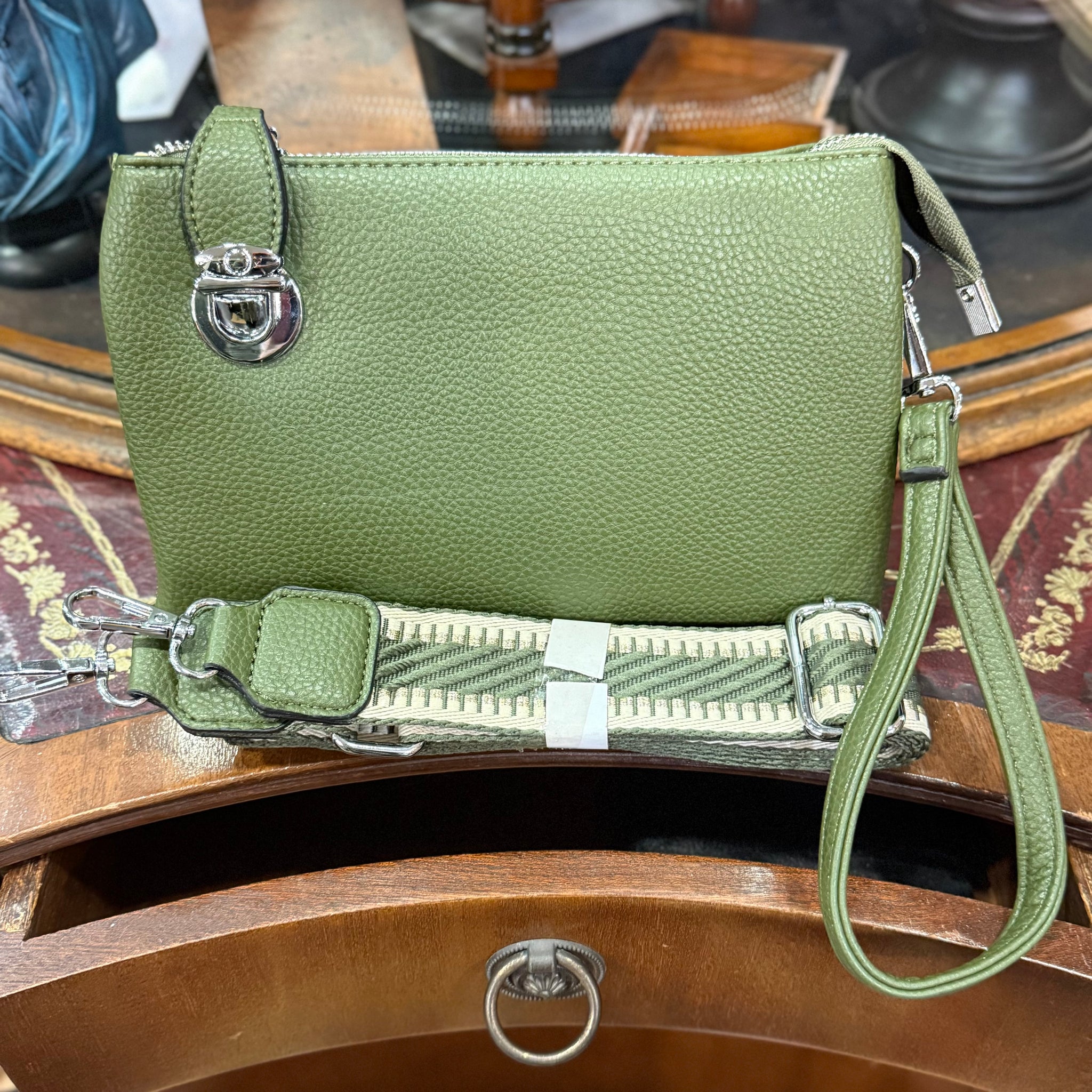 Rosa Multi Compartmented Clutch Bag