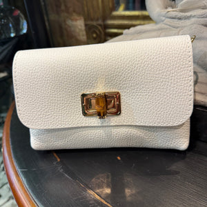 Molly Small Italian Leather Clutch Day/Evening Bag