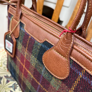 Josephine Harris Tweed & Leather Large Grab Bag