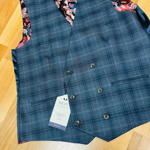 Waistcoat - Grey Check 40R