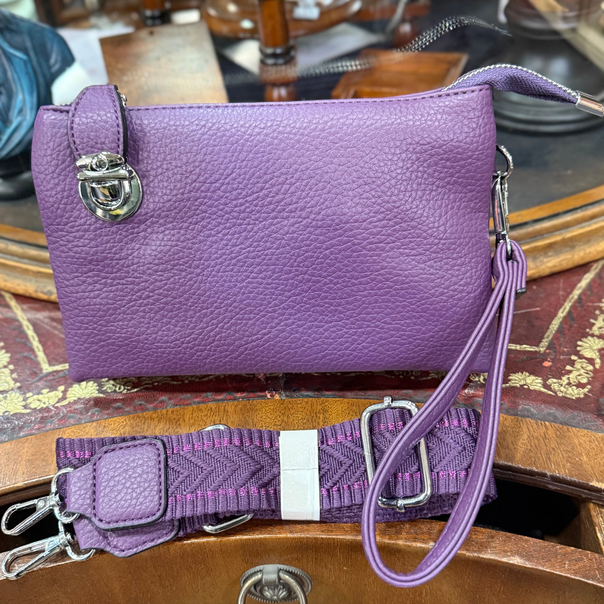 Rosa Multi Compartmented Clutch Bag