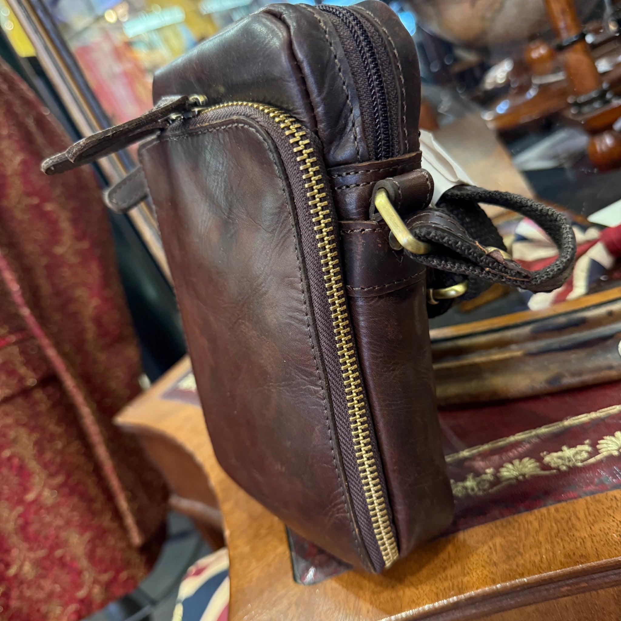 Clayton Leather Crossbody Bag