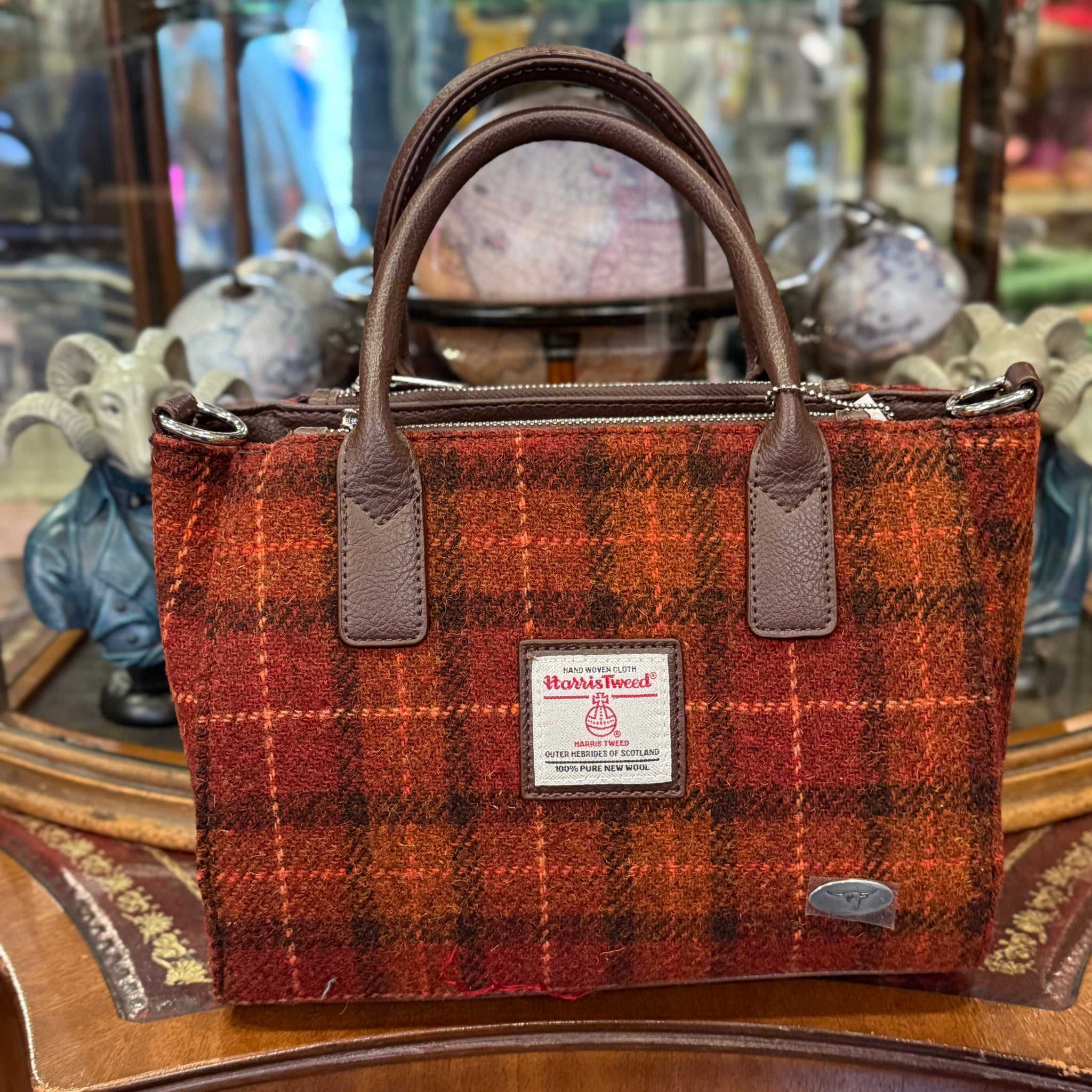 Harris Tweed Small Tote Bag Brora