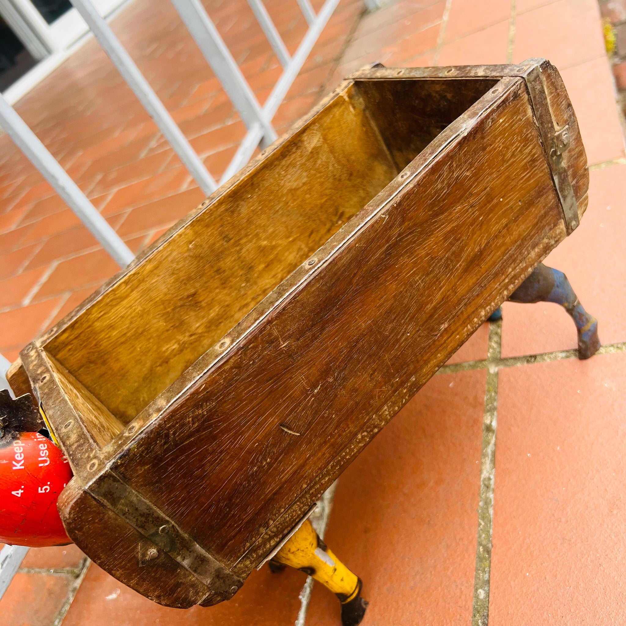 Antique Brick Mould Storage Container