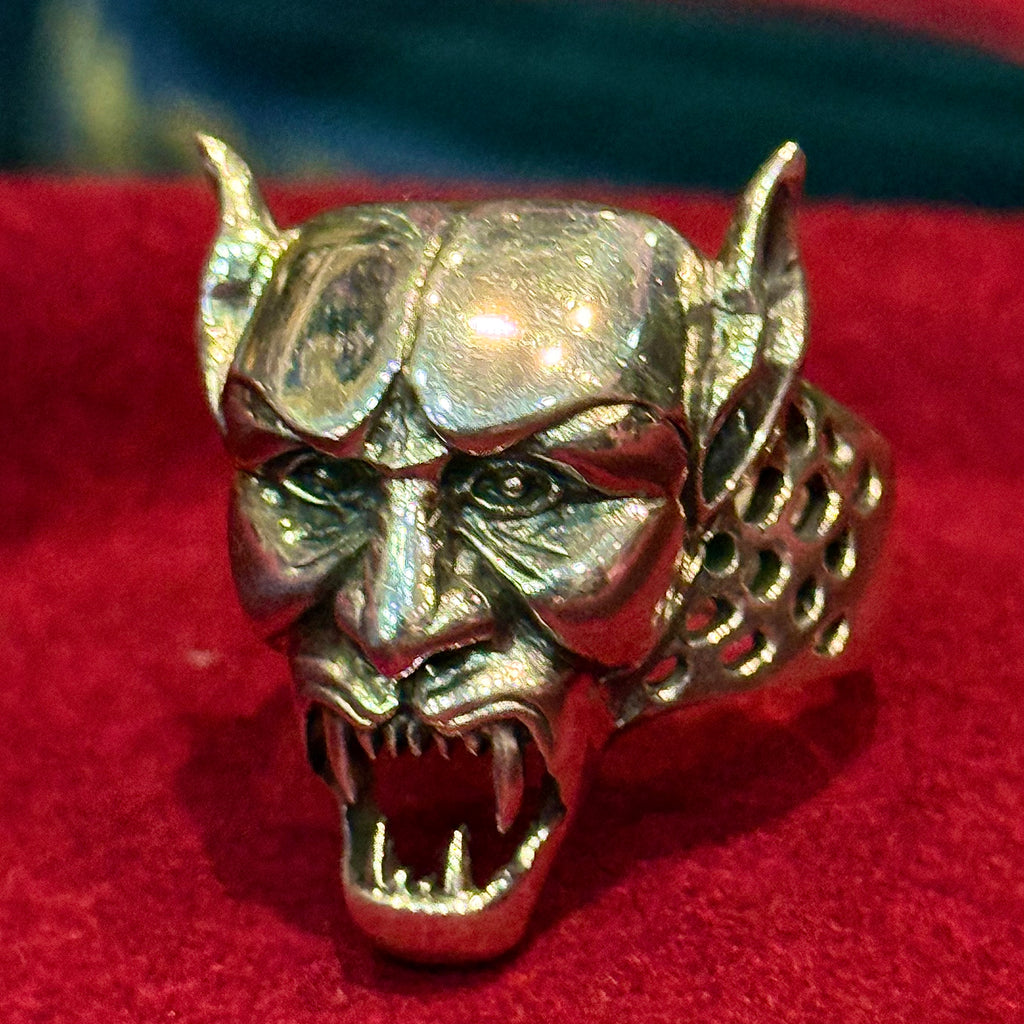 925 Sterling Silver Devil Ring