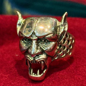 925 Sterling Silver Devil Ring