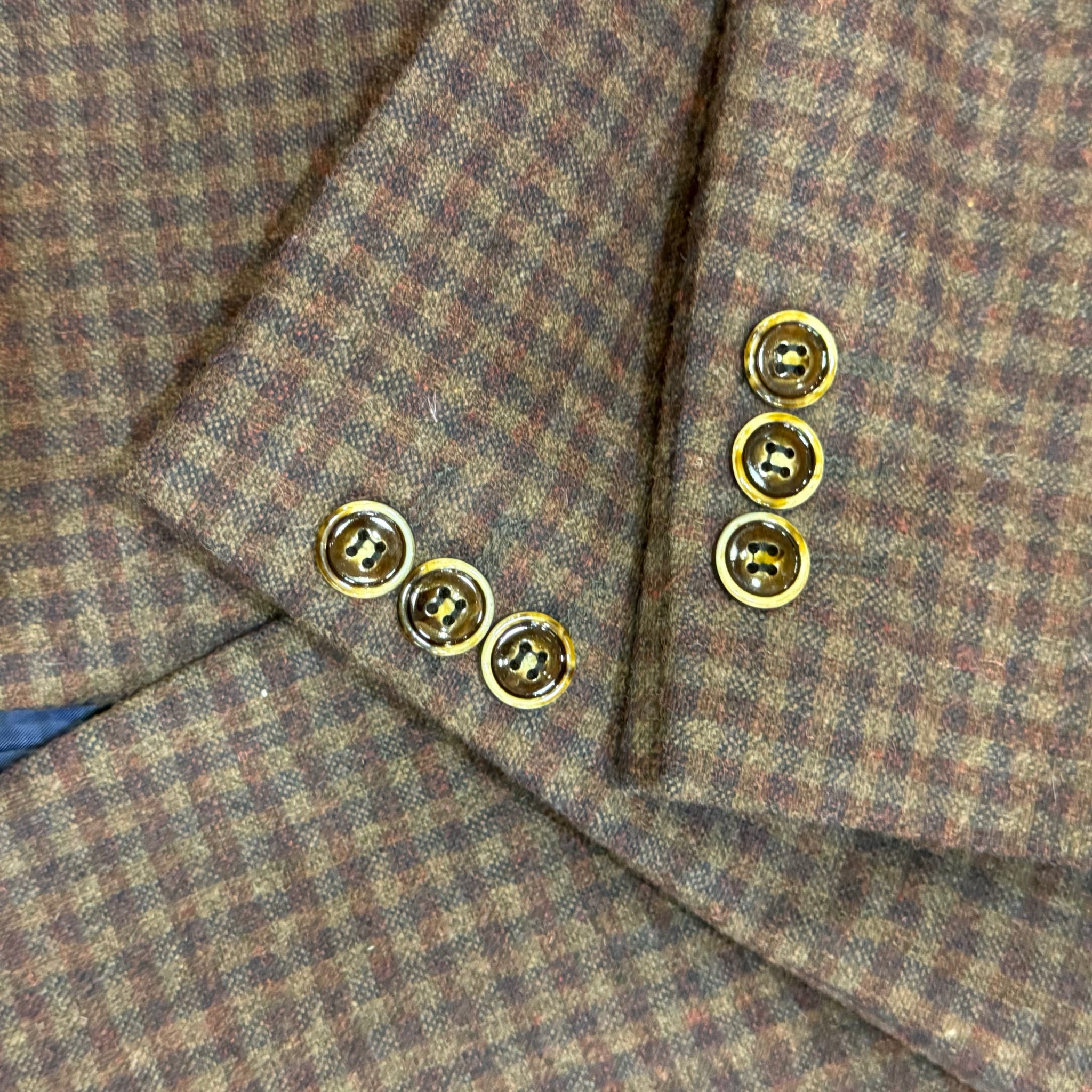 Brown Check Benetti Jacket 44R