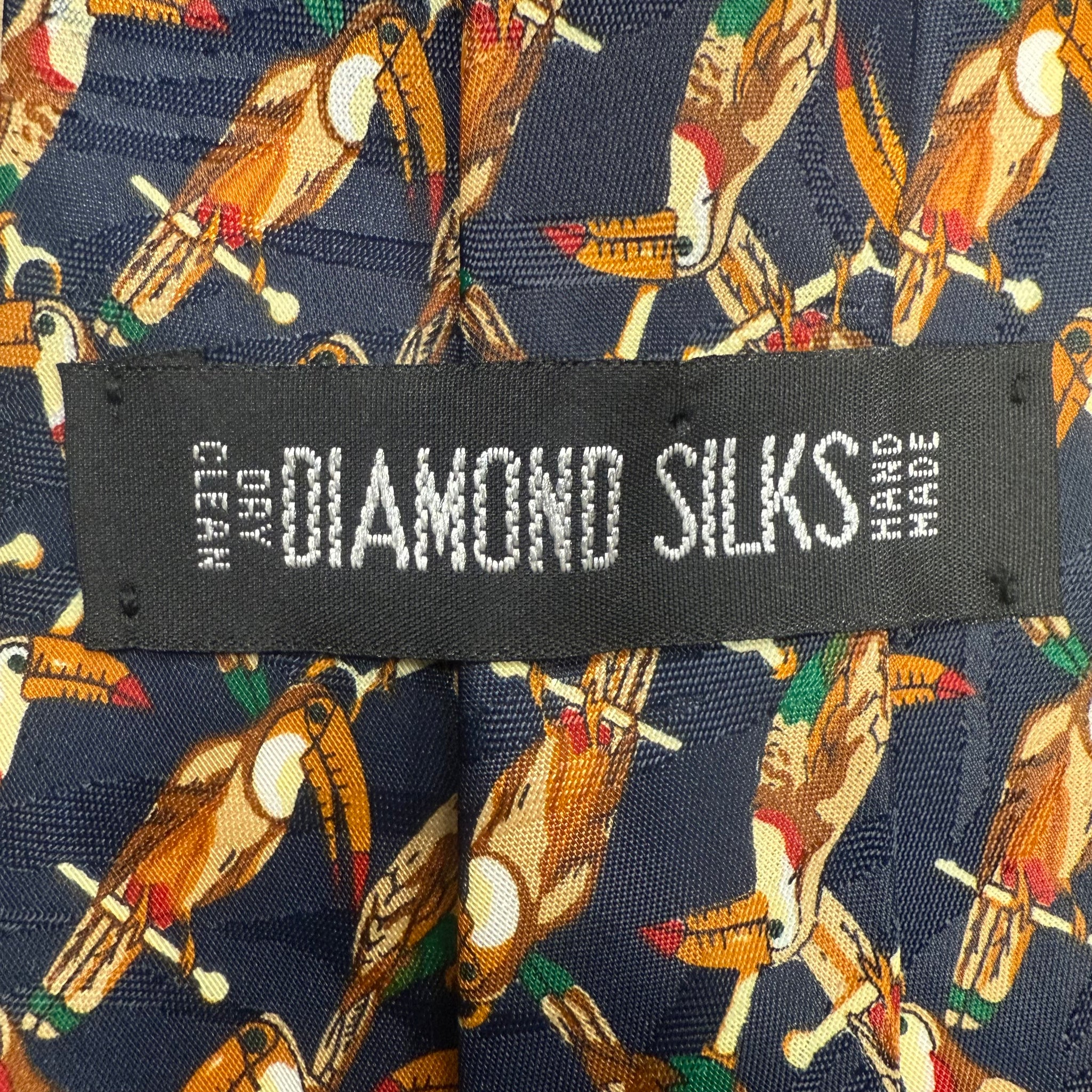 Silk Tie - Toucans by Diamond Silks