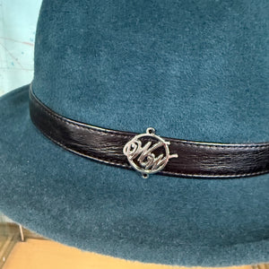 Sea Teal Fur Felt Trilby