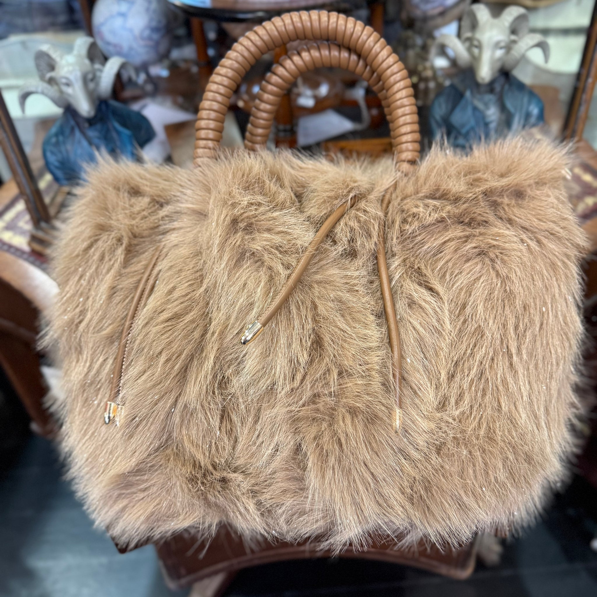 Fifi Fluffy Sparkly Bag