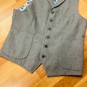 Light Grey Waistcoat by Spitalfields