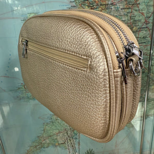 Rubie Three Compartment Crossbody Bag