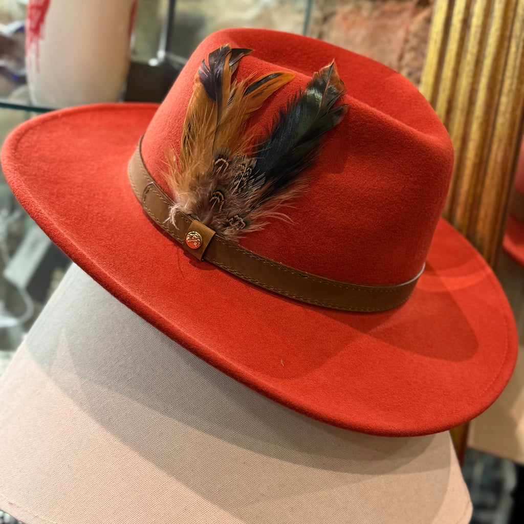 Mayfair Wool Feathered Fedora Hat