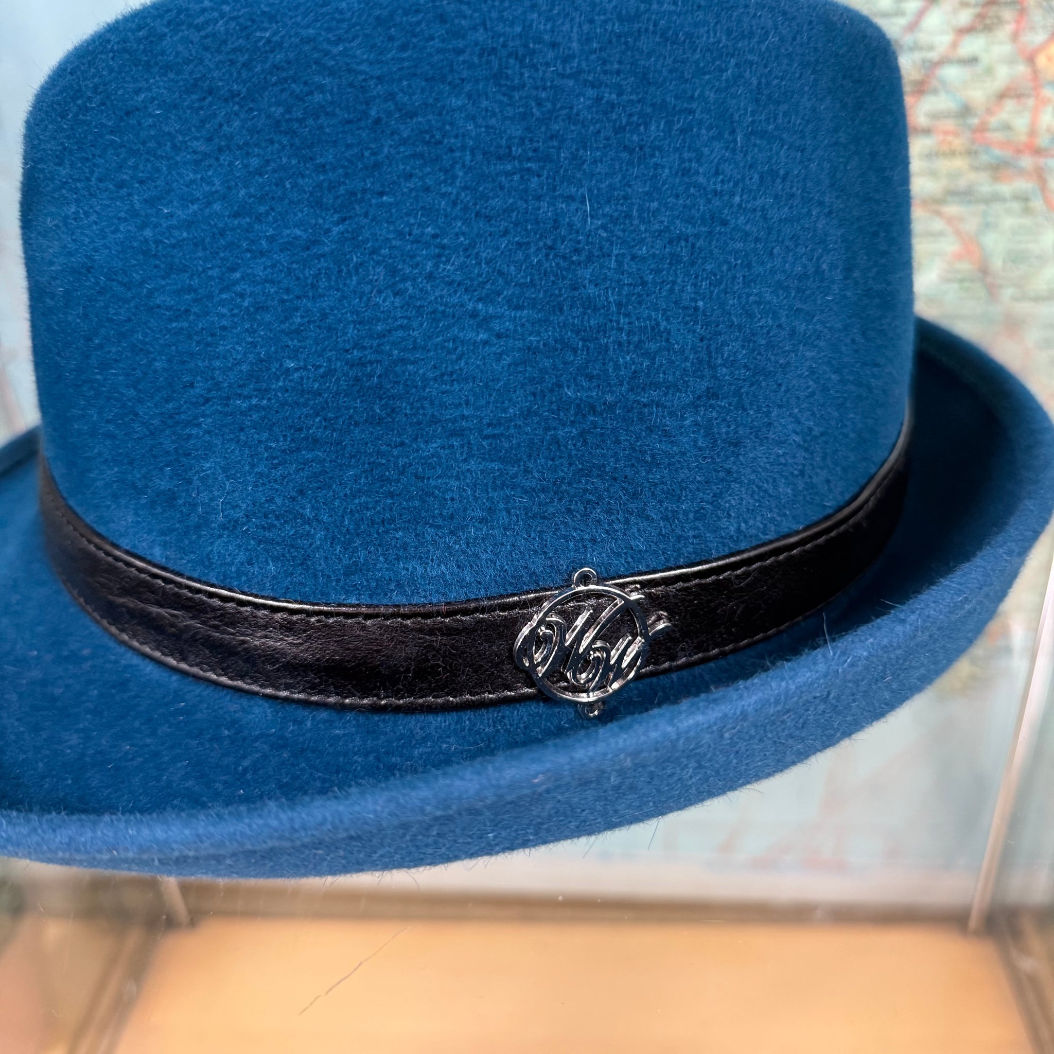 Philip Teal Fur Felt Trilby