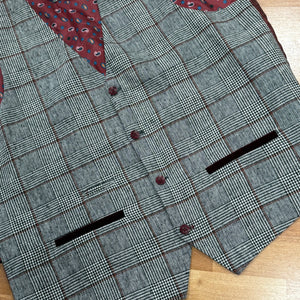 Tweed Check Waistcoat by Marc Darcy 46R