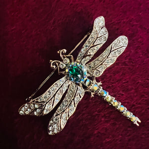 Brooch - Jewelled Dragonfly