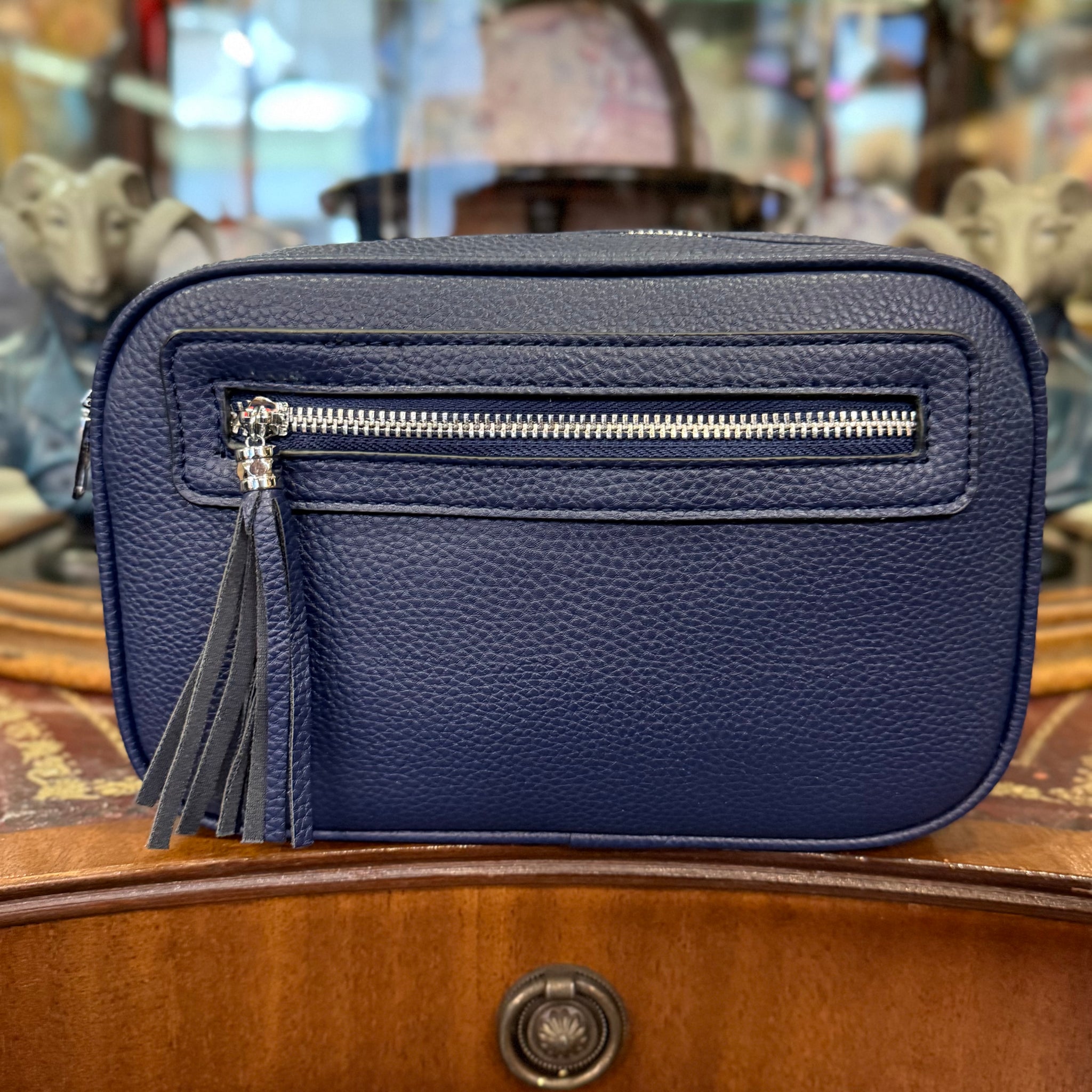 Double Carrie Camera Bag With Front Tassel