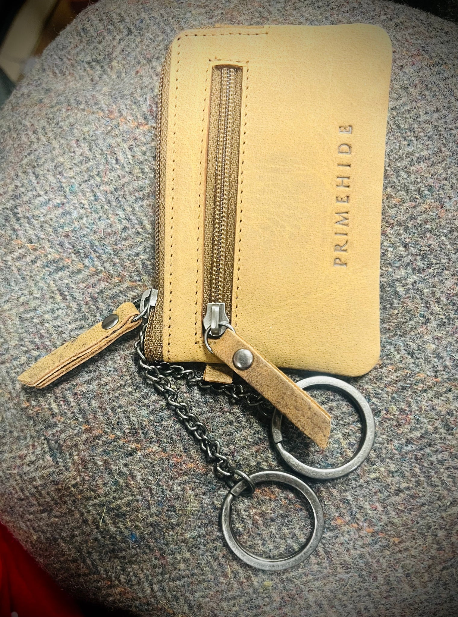 Genuine Hunter Leather Keyring & Cardholder