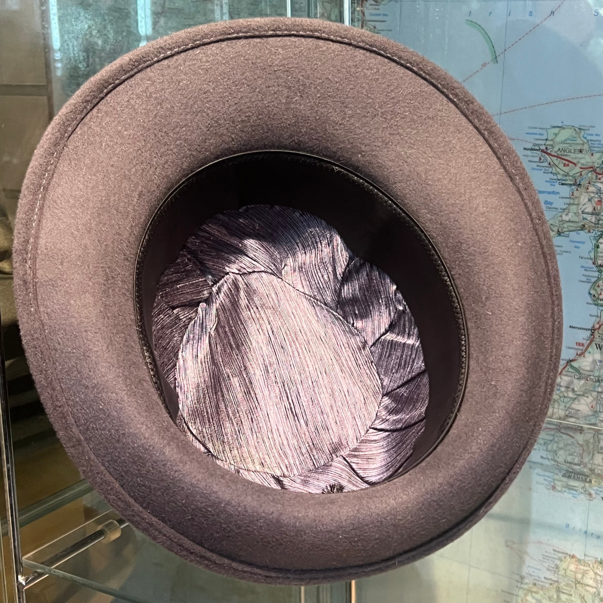 Sam Spade Charcoal Fur Felt Trilby Hat