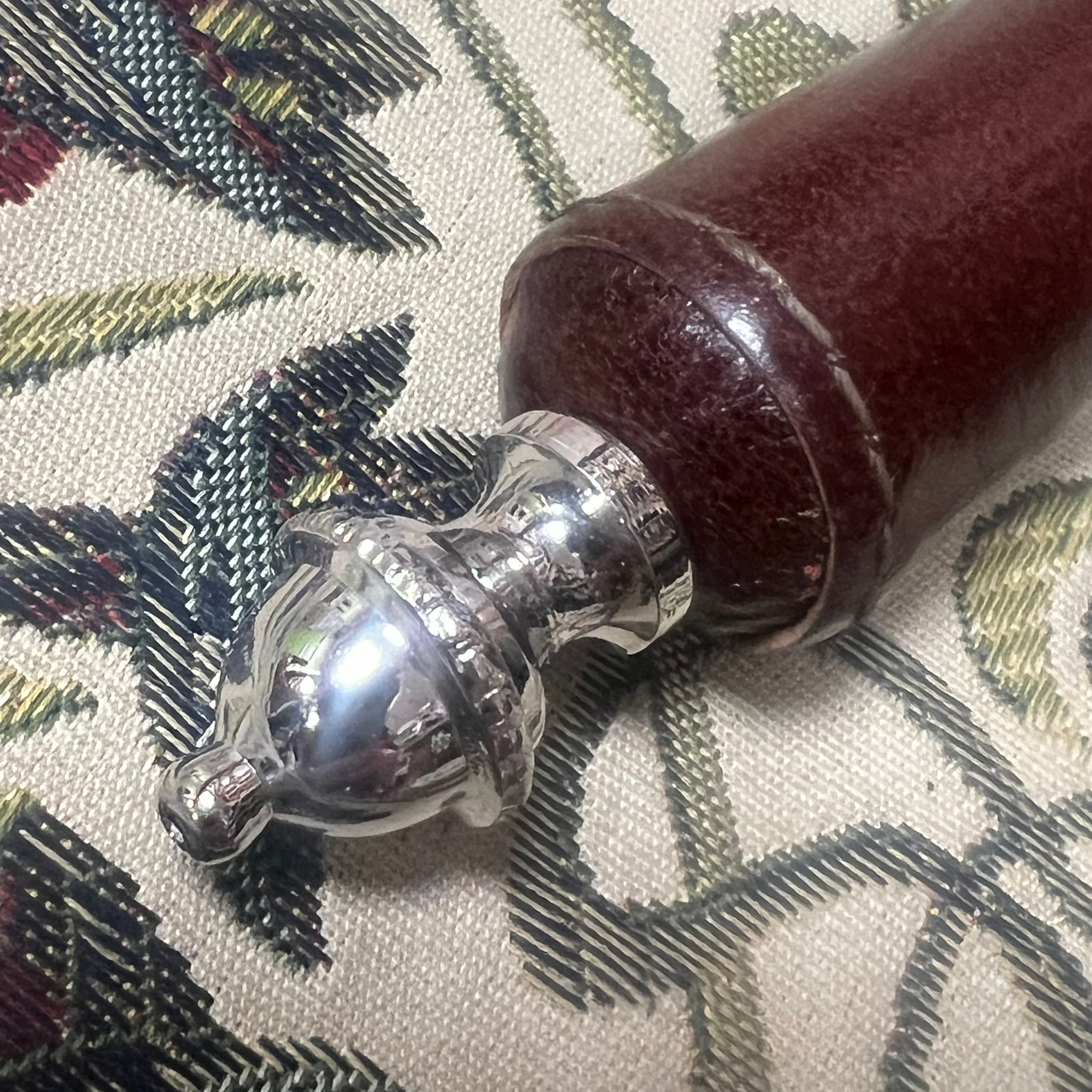 Leather Handled Chrome Shoe Horn