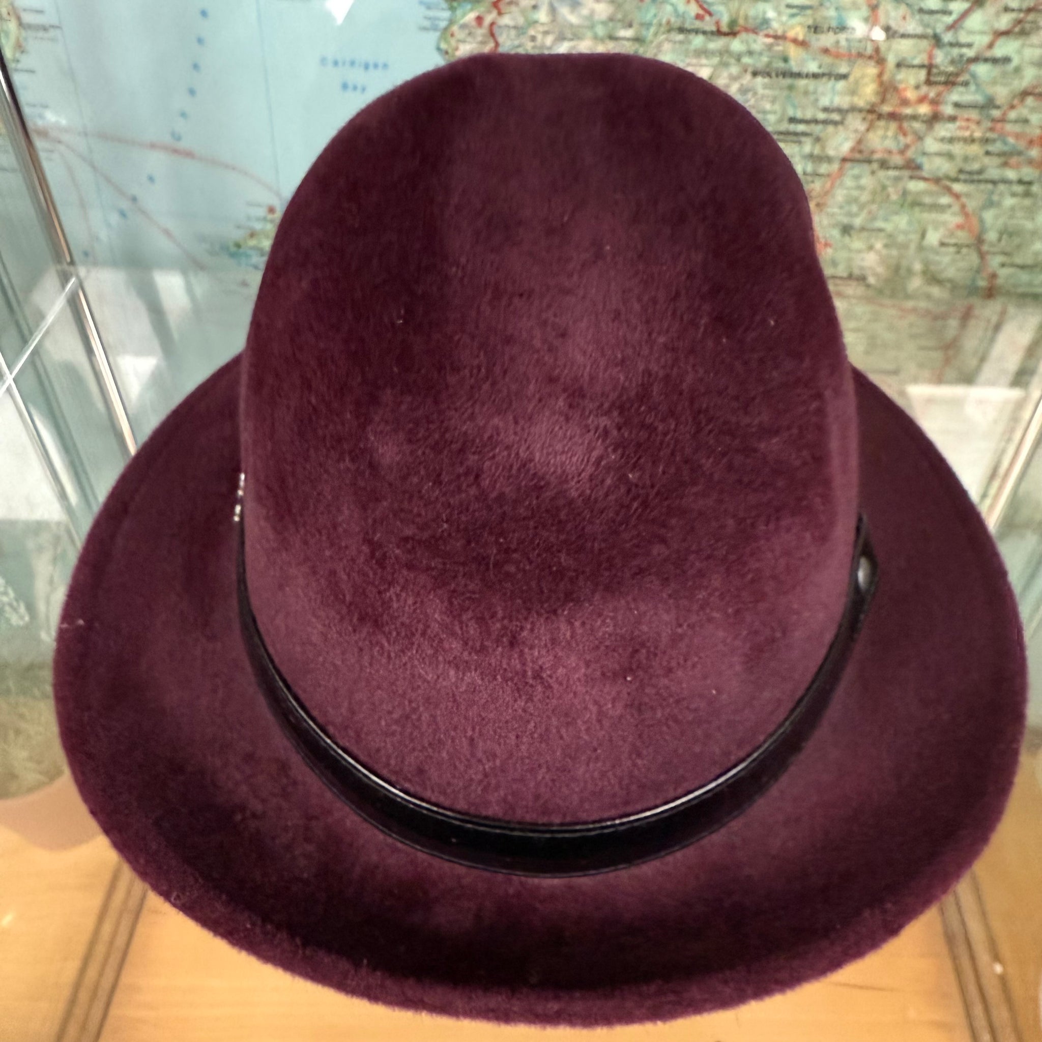 Blueberry Fur Felt Ian Trilby Hat