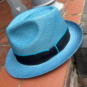 Colourful Straw Panama Trilby