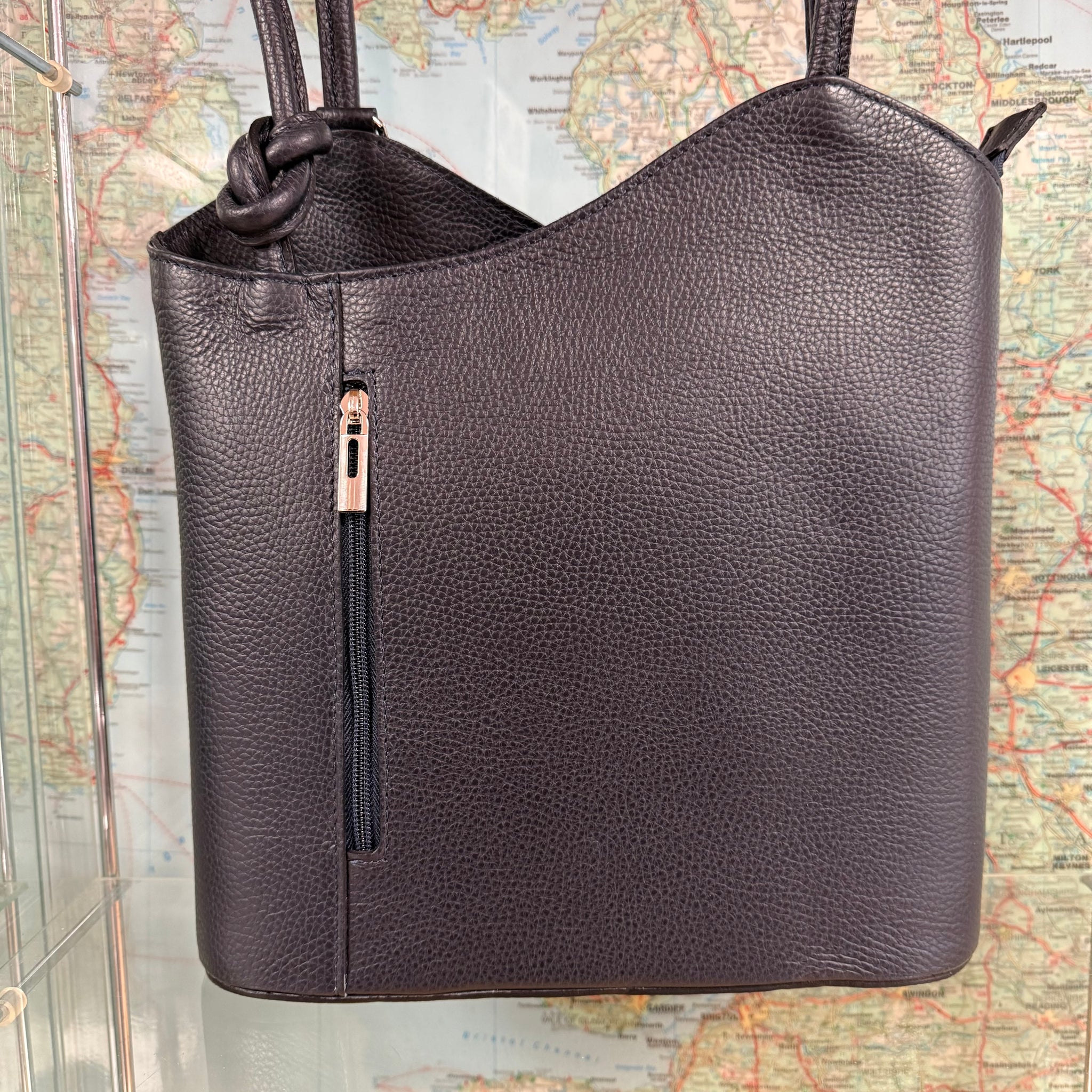 April  Leather Backpack / Shoulder Bag