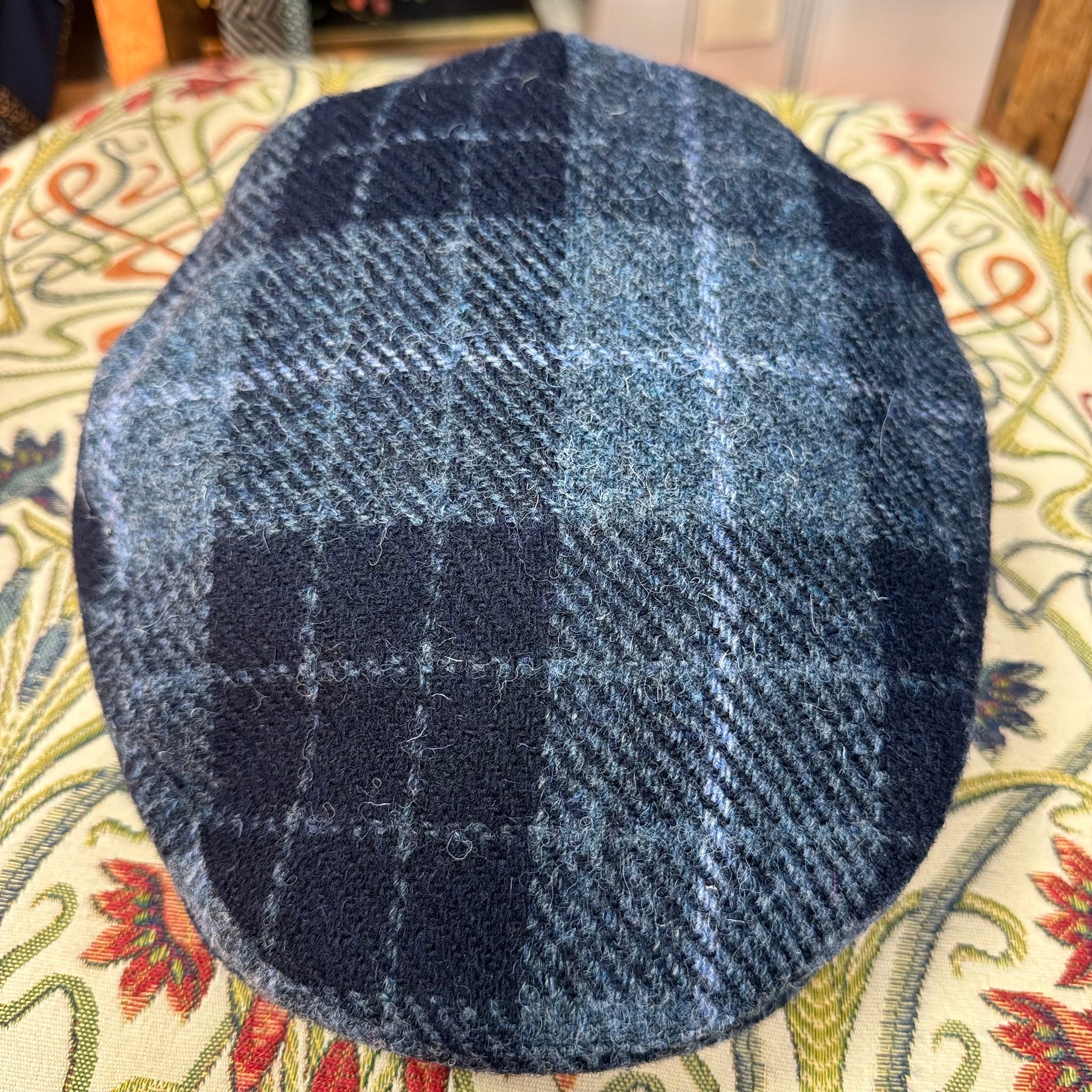 Benji Harris Tweed Wool Flat Cap