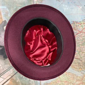 Blueberry Fur Felt Ian Trilby Hat