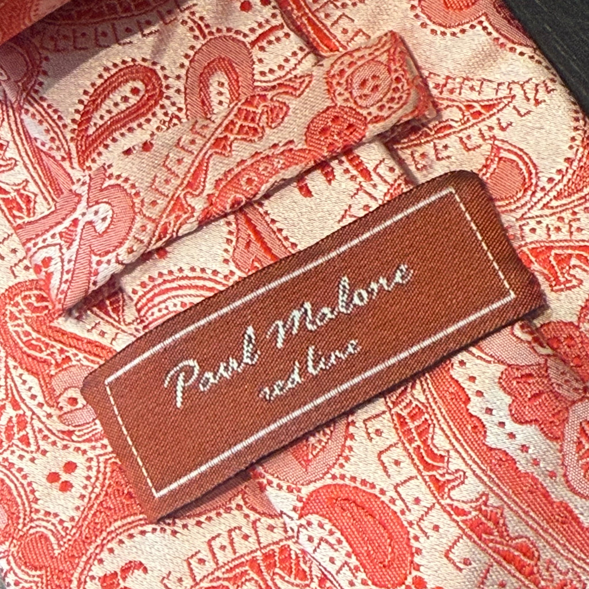 Handmade Silk Paul Malone Tie