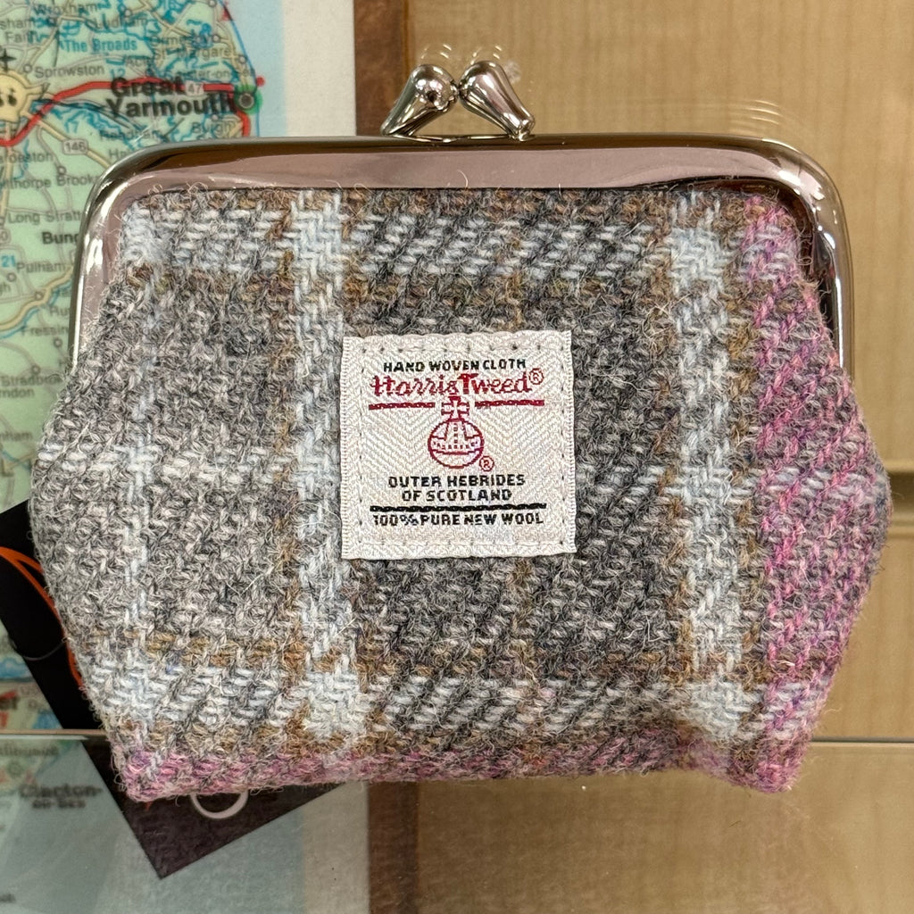 Eigg Harris Tweed Coin Purse