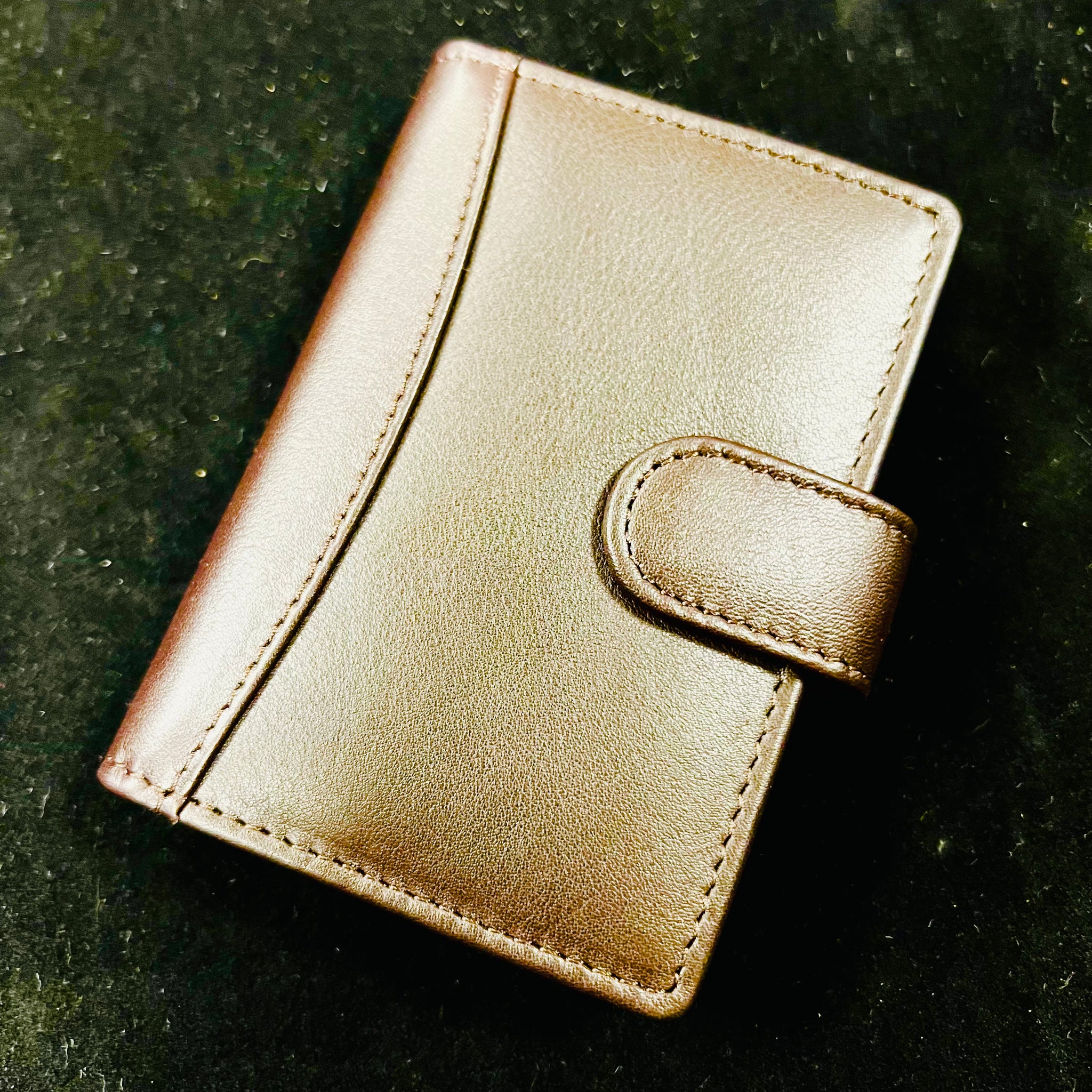 Genuine Marina Leather Mini Credit Card Holder