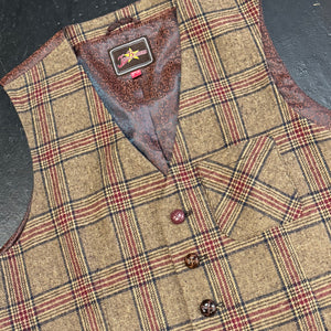 Brown Tweed Waistcoat by Joe Browns 46R