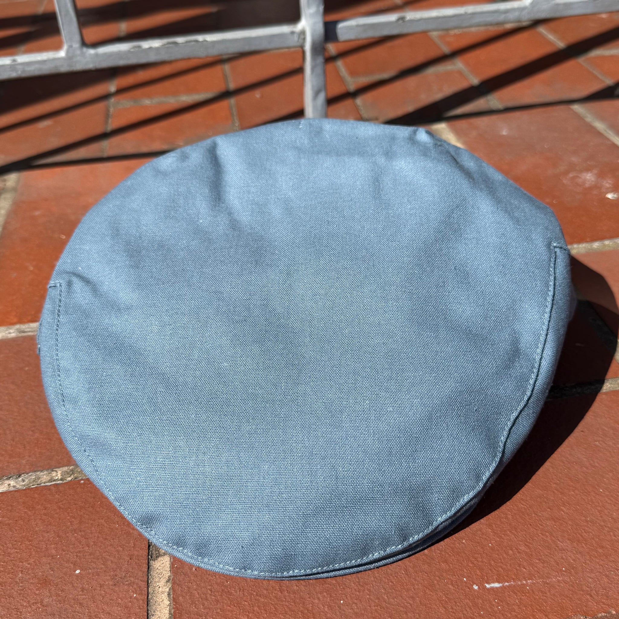 Cheshire Linen Flat Cap