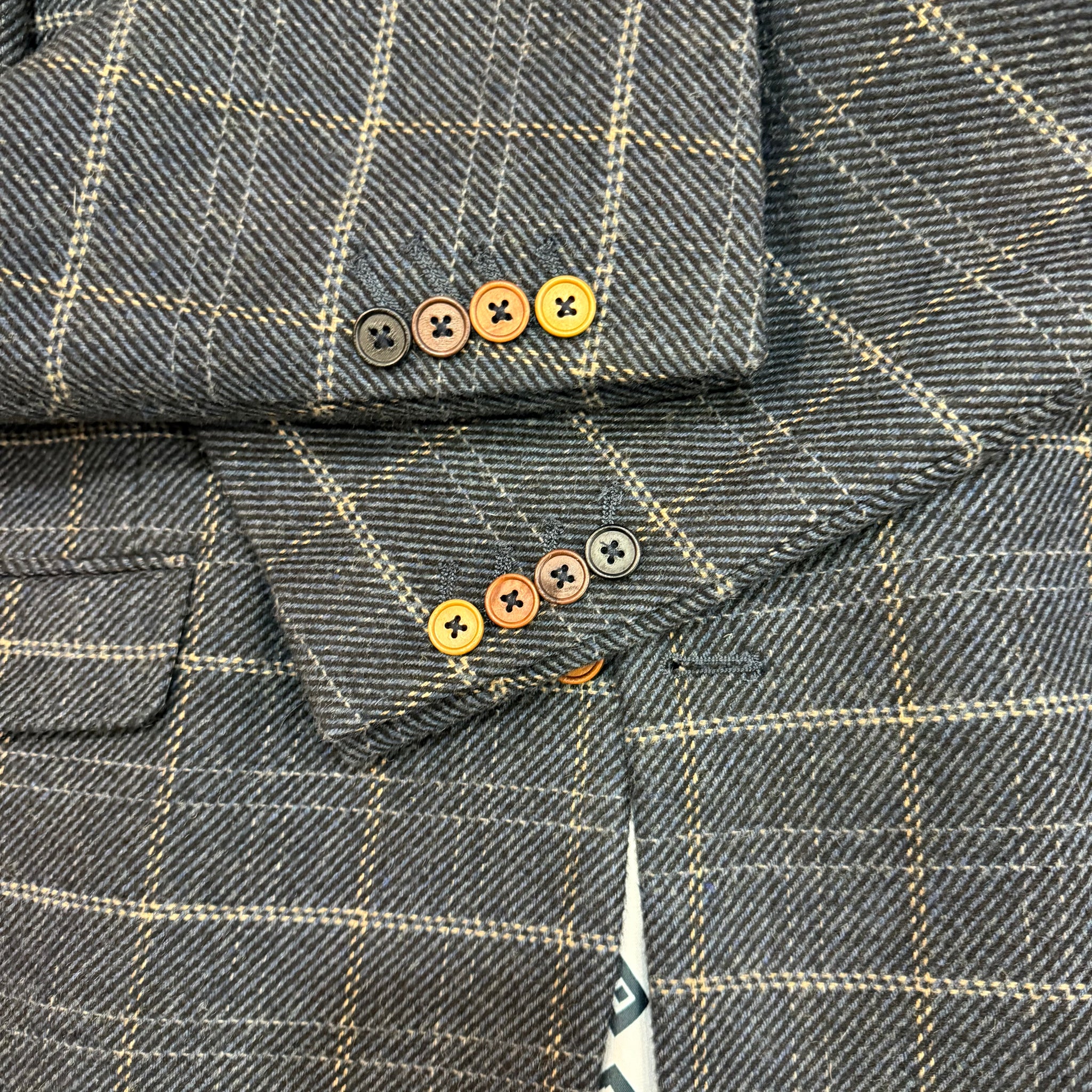 Gents Jacket Windowpane Check (48R)