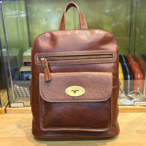 Leather Kit Rucksack With Grab Handle