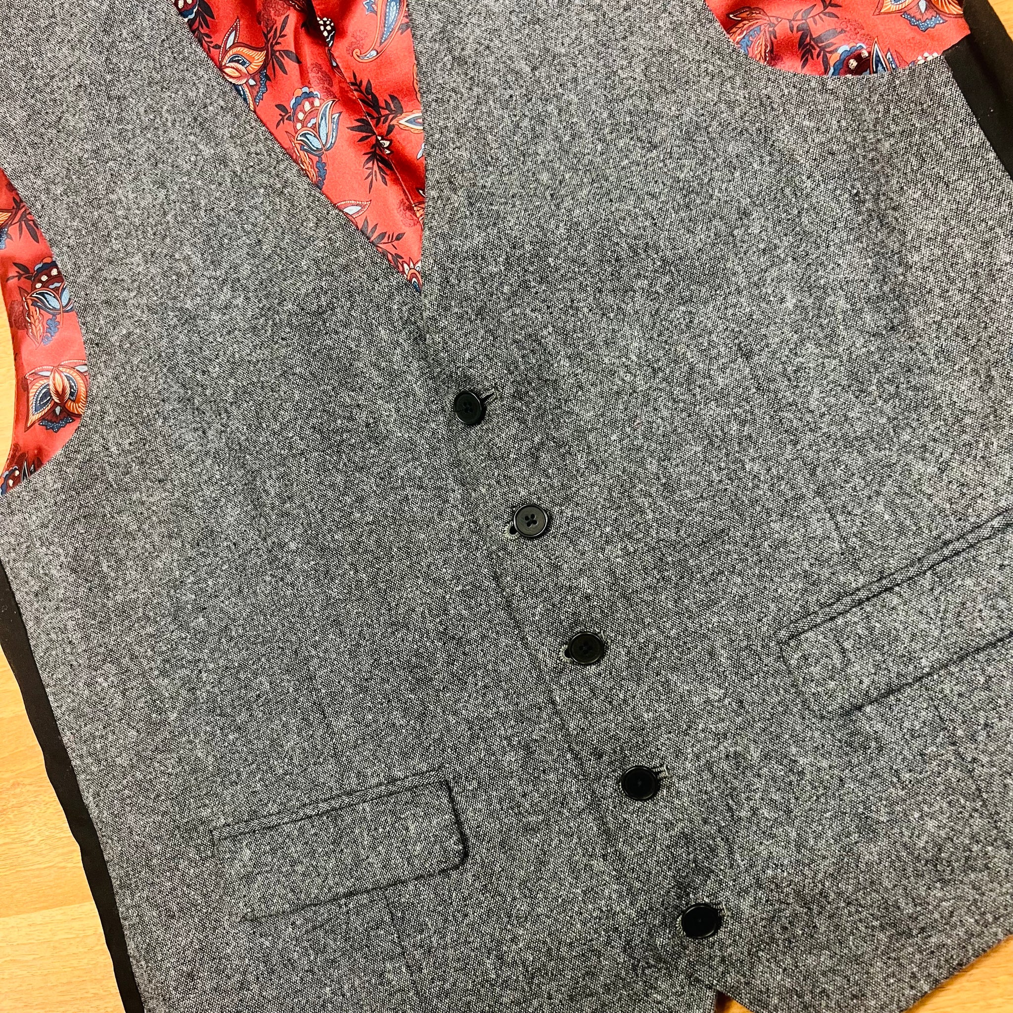 Waistcoat - Grey Fleck 44R