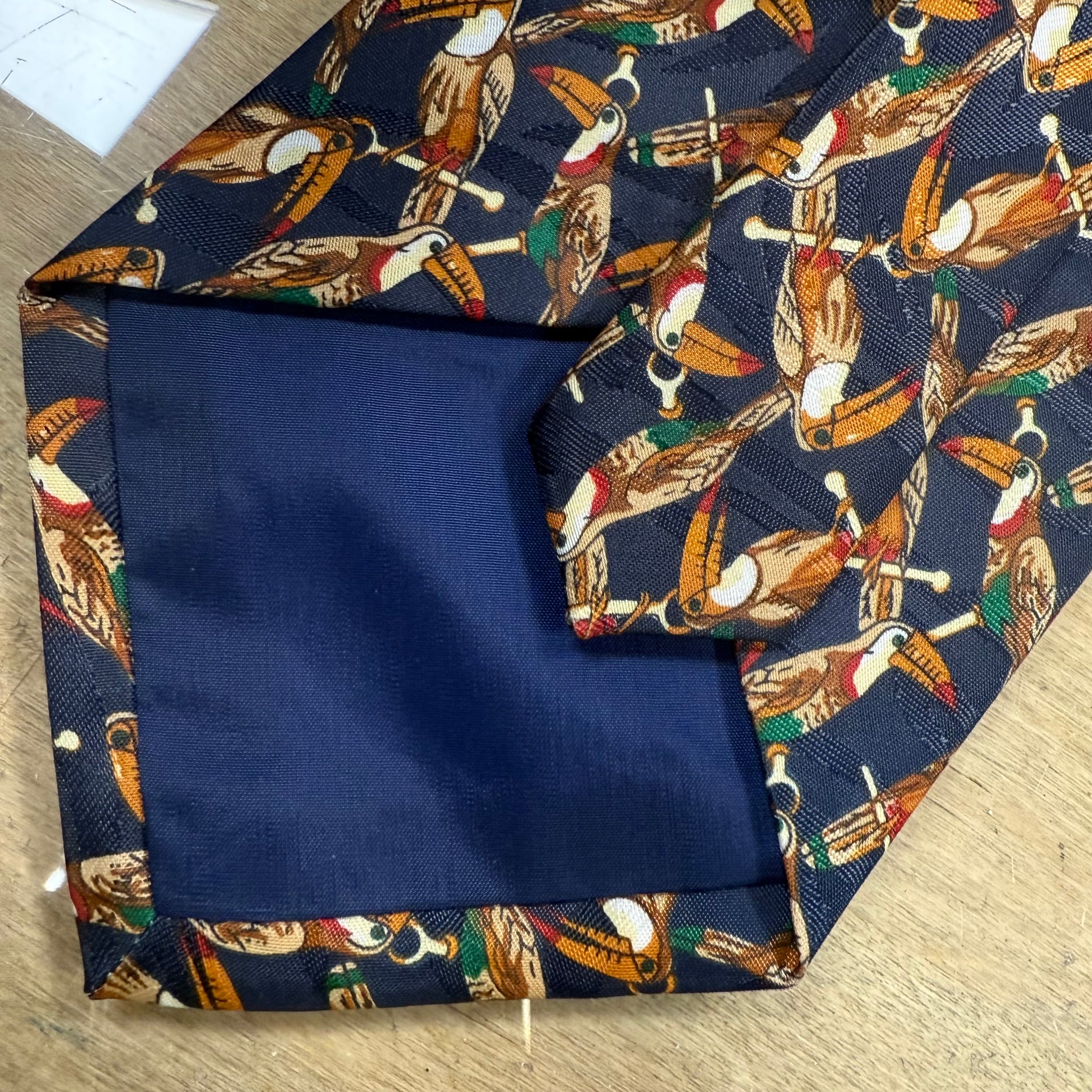 Silk Tie - Toucans by Diamond Silks