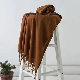 Jasmine Pashmina Fringed Scarf