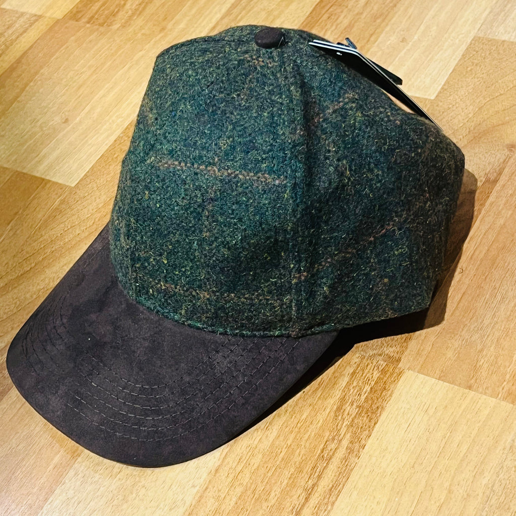 Baseball Cap Wool with Suede Peak