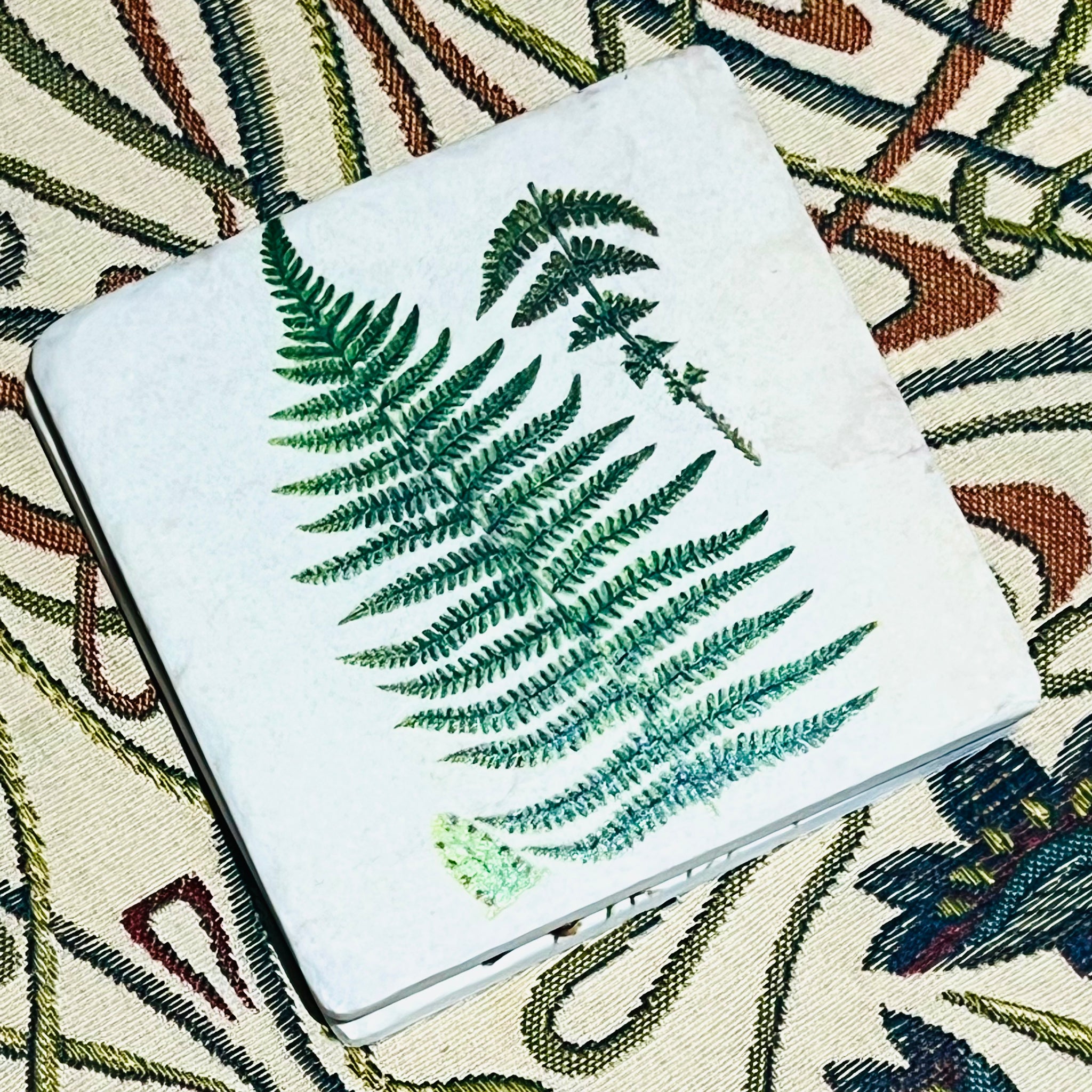 Set of Four Fern Drinks Coasters