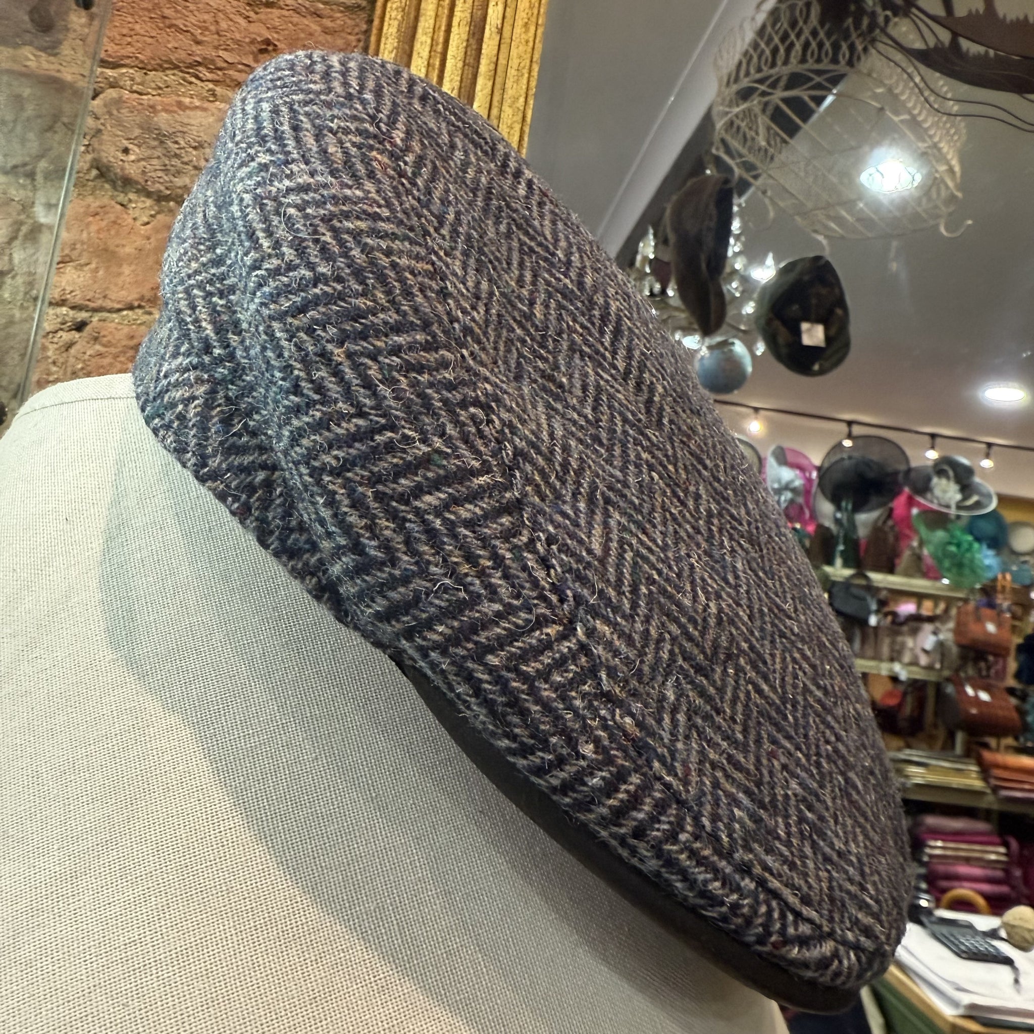 Arthur Herringbone Flat Cap 2578