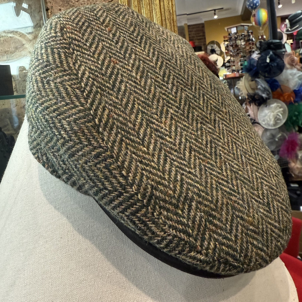 Arthur Herringbone Flat Cap 2580
